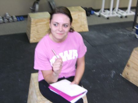 Krystle is always journaling